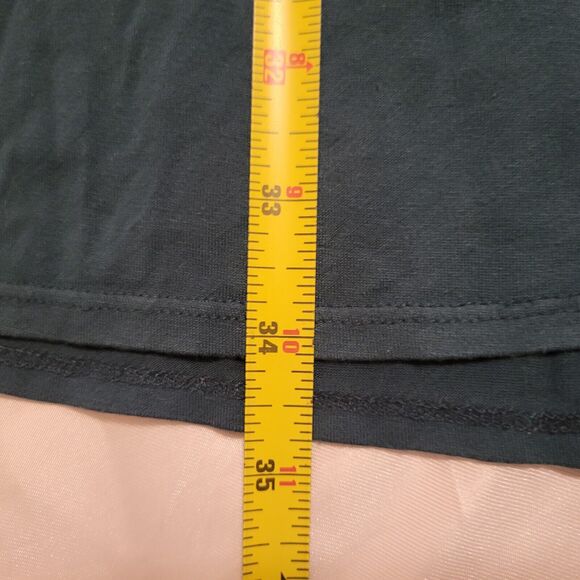 Max Studio Women's Viscose Green V-Neck Criss Cross Waist Dress Size Large - Picture 6 of 8